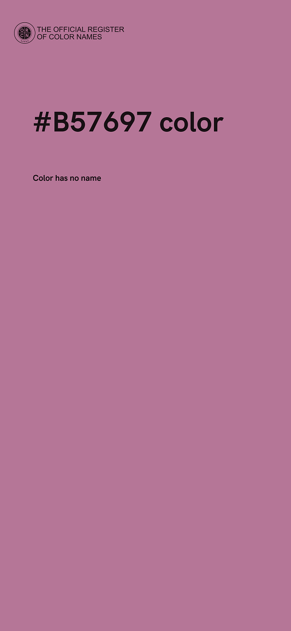 #B57697 color image