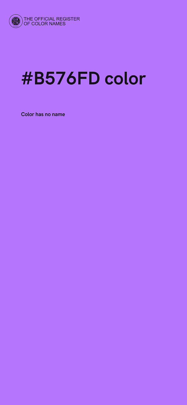 #B576FD color image