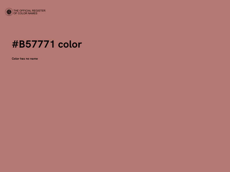 #B57771 color image