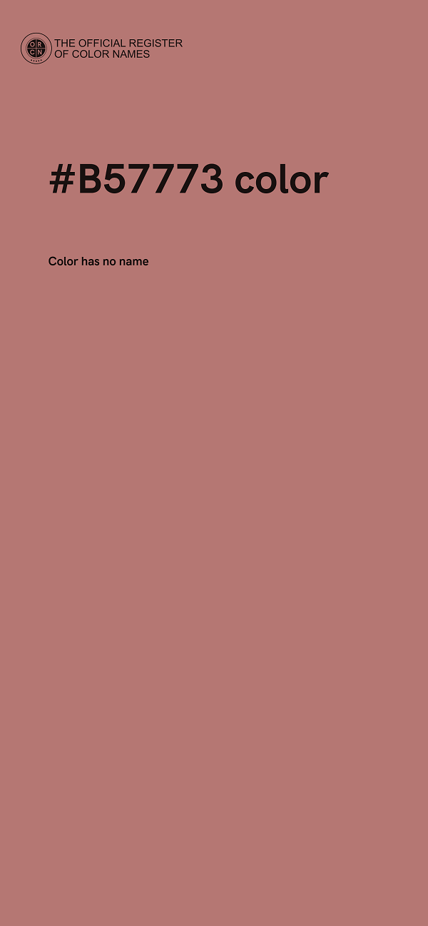 #B57773 color image