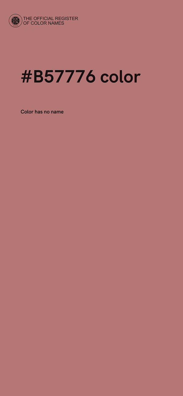 #B57776 color image