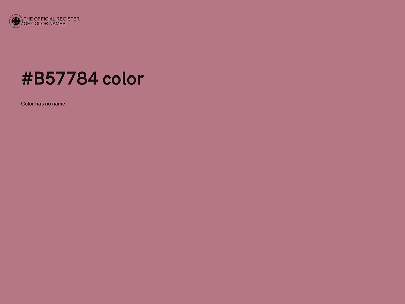 #B57784 color image