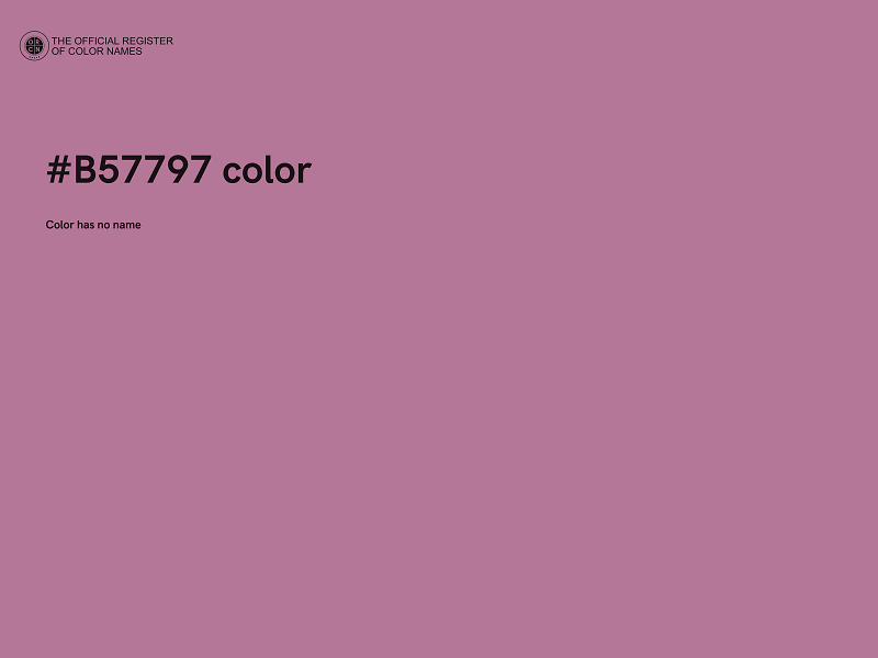 #B57797 color image