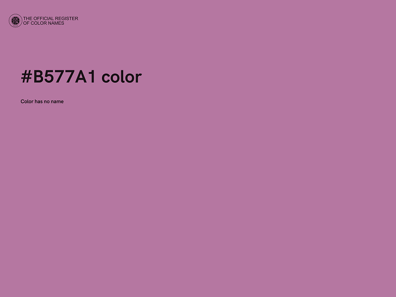 #B577A1 color image