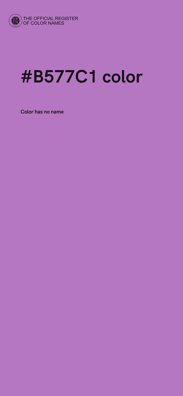 #B577C1 color image