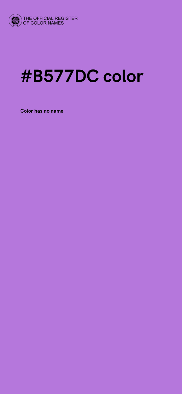 #B577DC color image