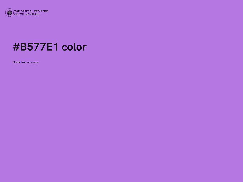 #B577E1 color image