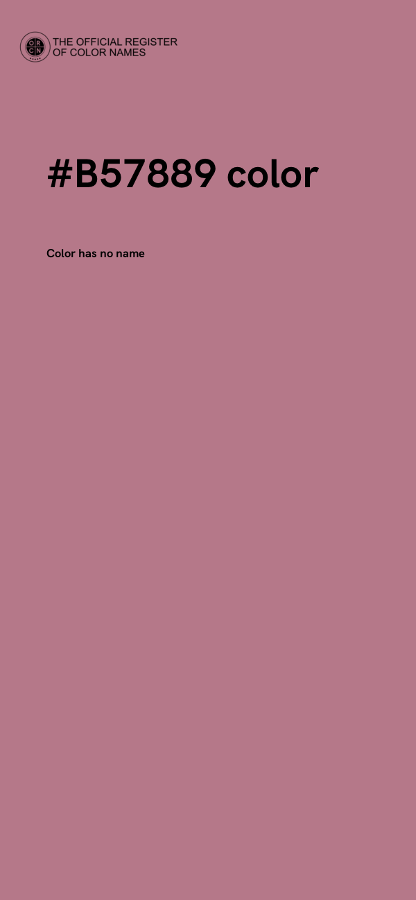 #B57889 color image