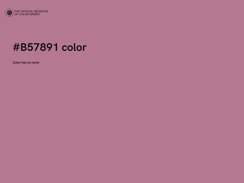 #B57891 color image