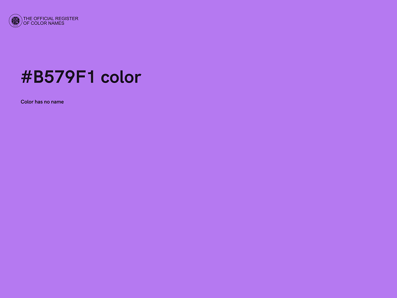 #B579F1 color image