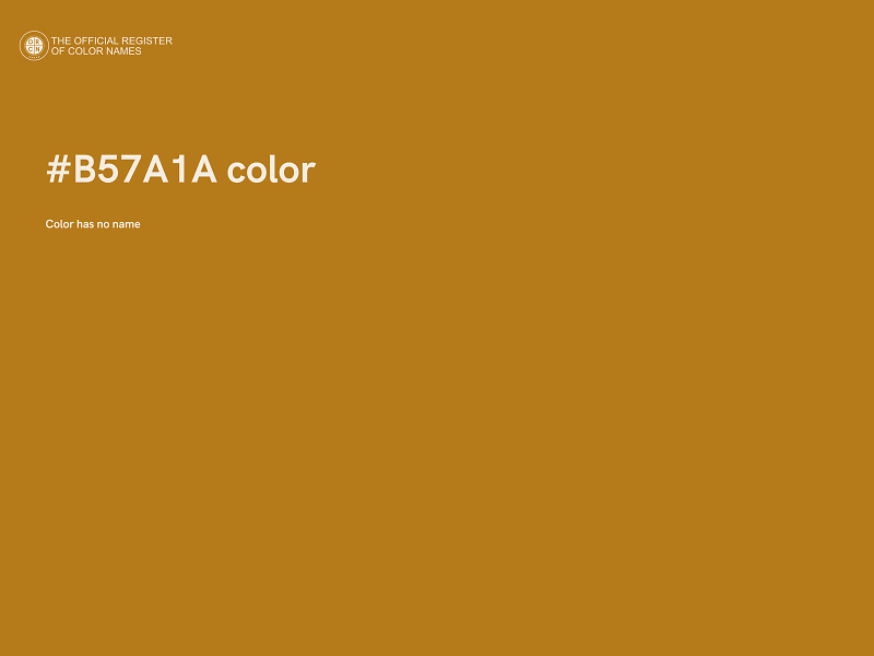 #B57A1A color image