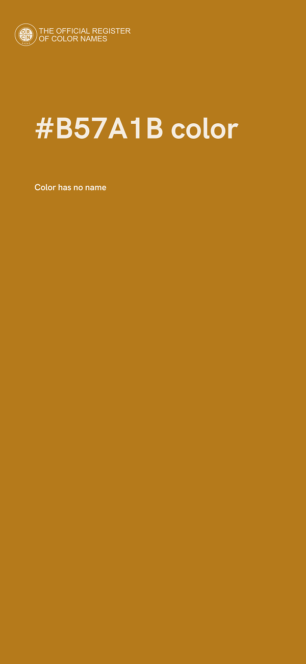 #B57A1B color image