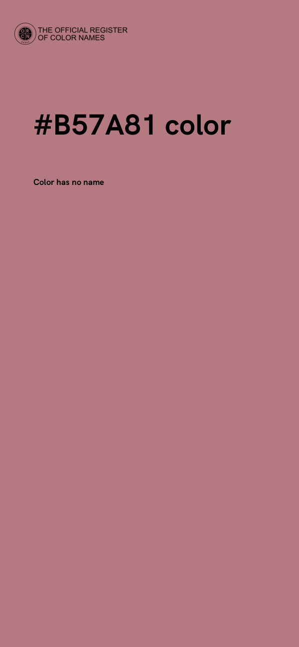 #B57A81 color image