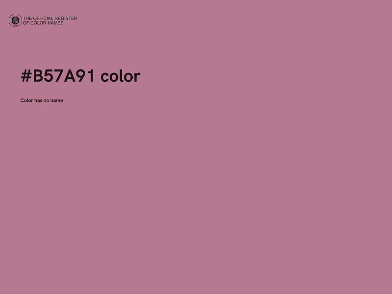 #B57A91 color image