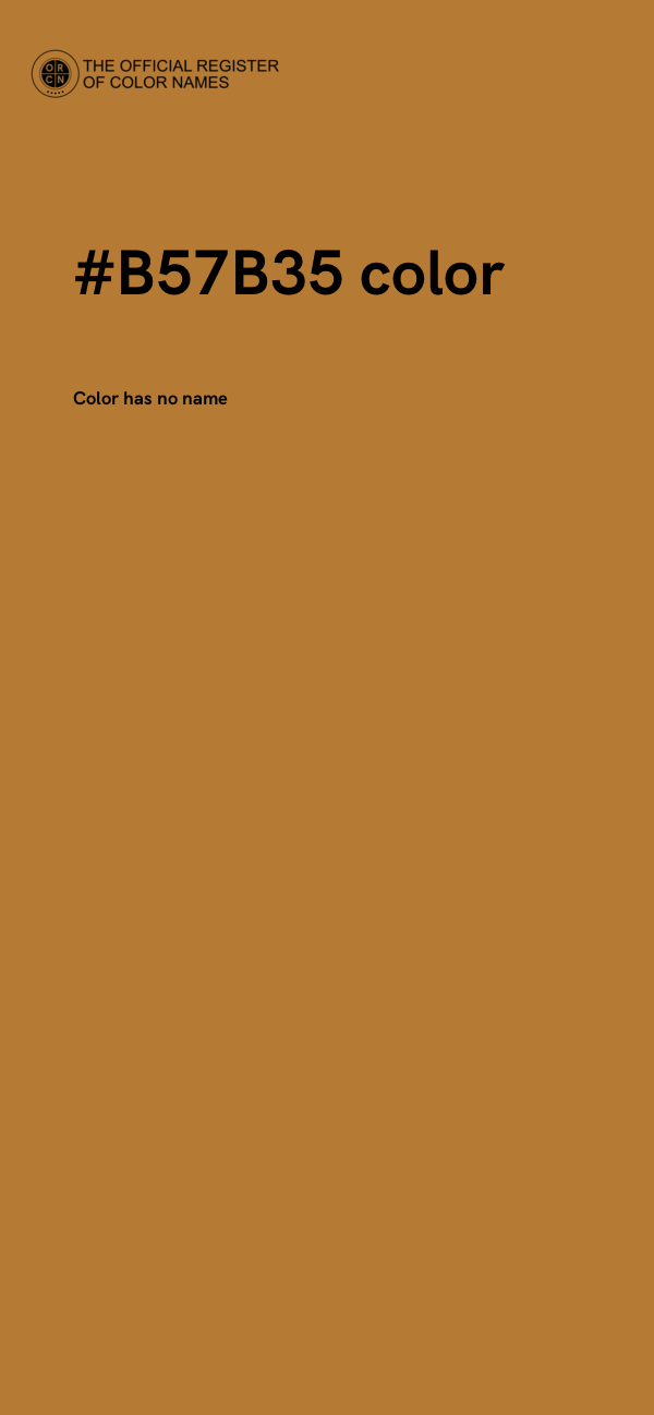 #B57B35 color image