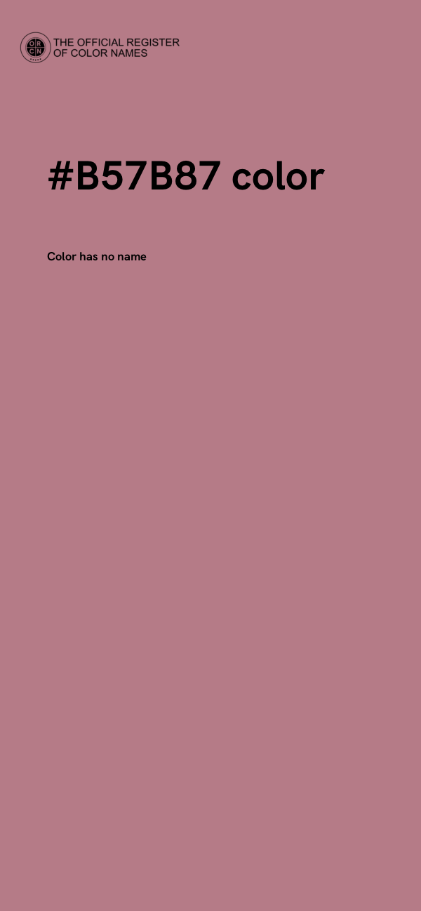 #B57B87 color image