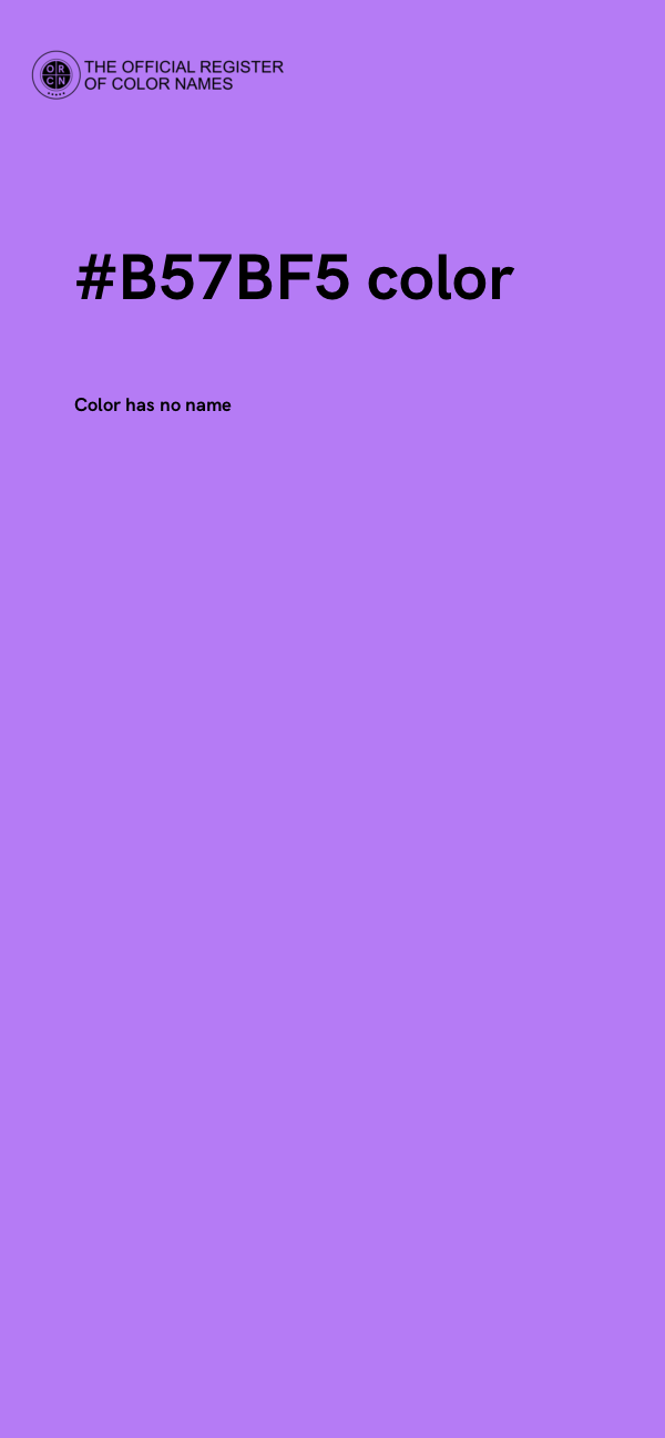 #B57BF5 color image