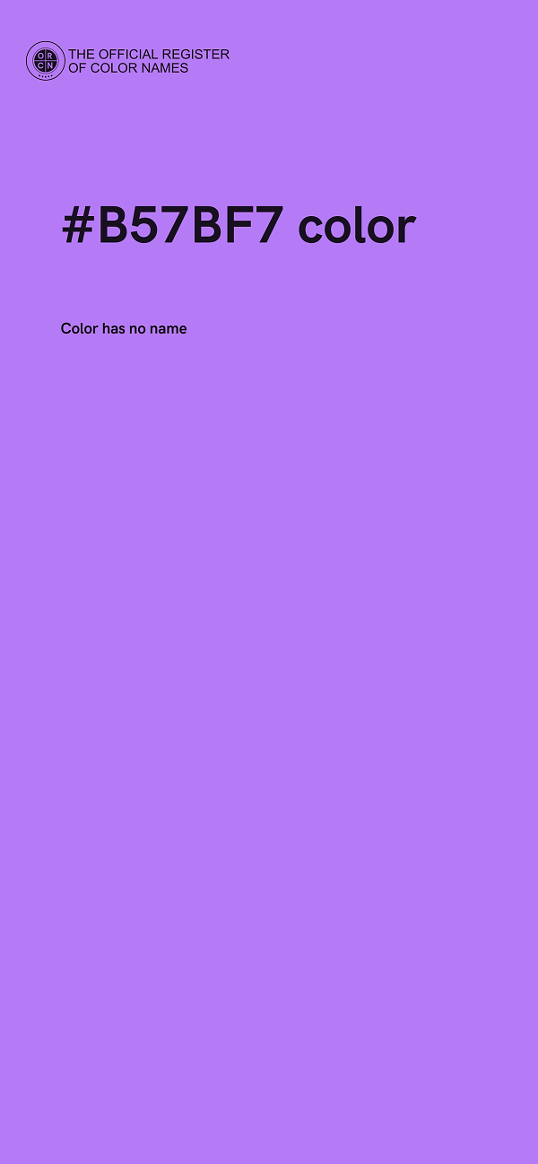 #B57BF7 color image