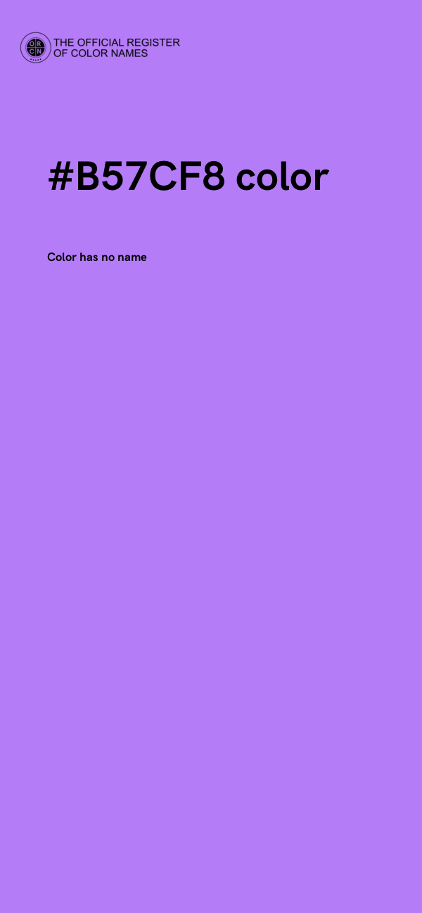 #B57CF8 color image