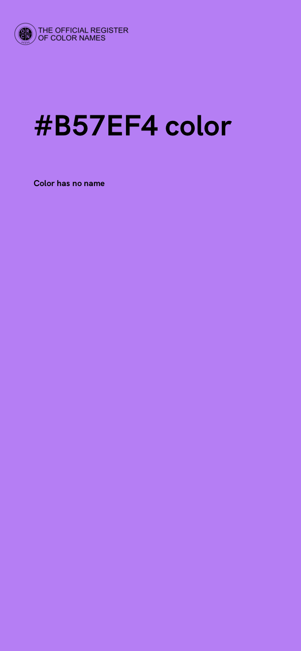 #B57EF4 color image