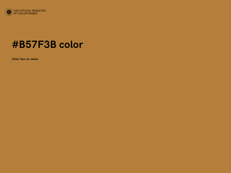 #B57F3B color image