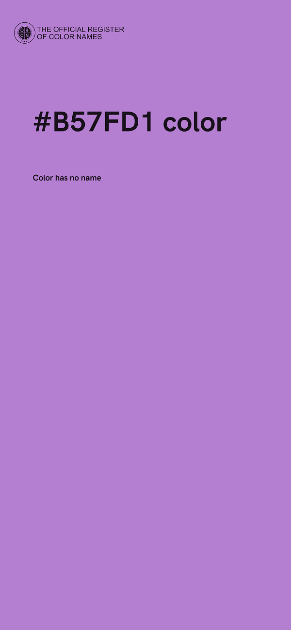 #B57FD1 color image