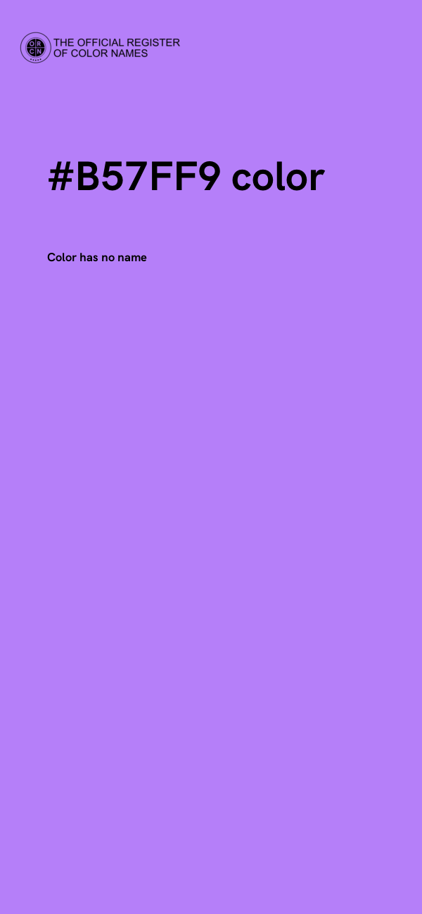 #B57FF9 color image