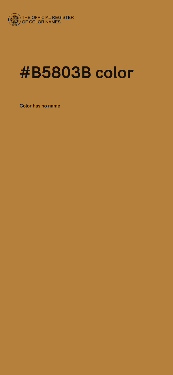 #B5803B color image