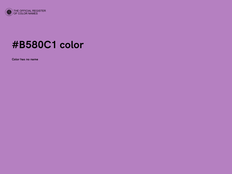 #B580C1 color image