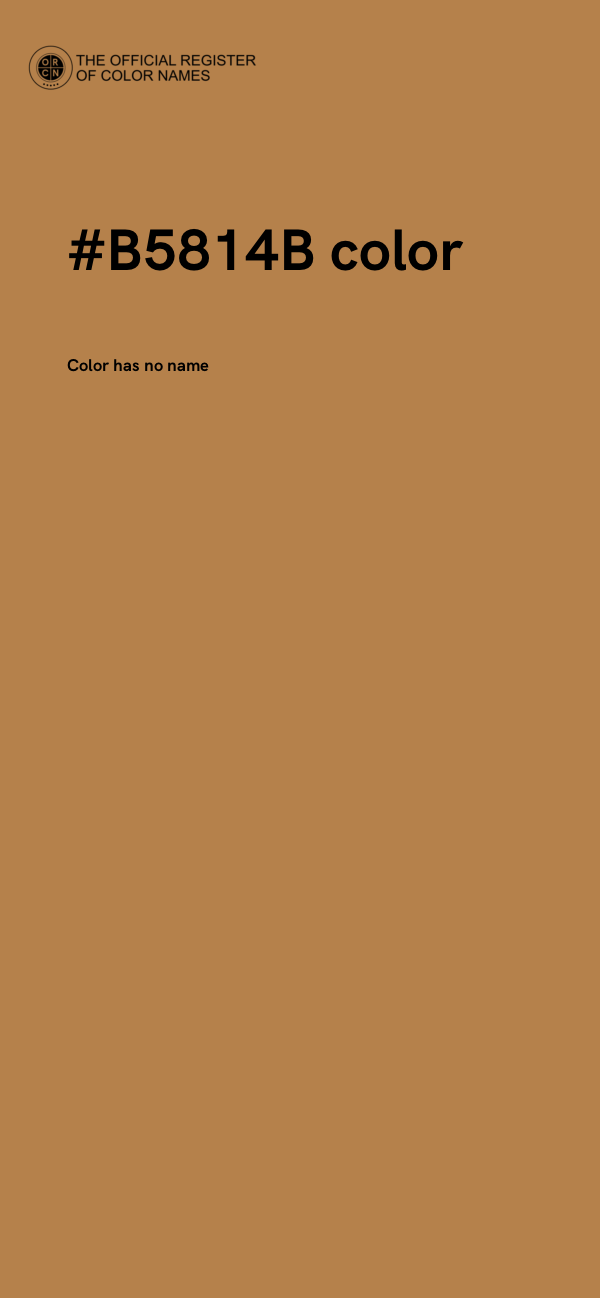 #B5814B color image
