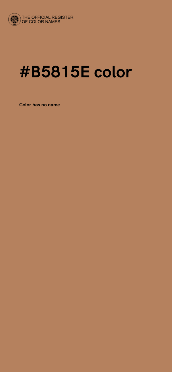 #B5815E color image