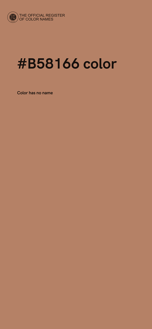 #B58166 color image