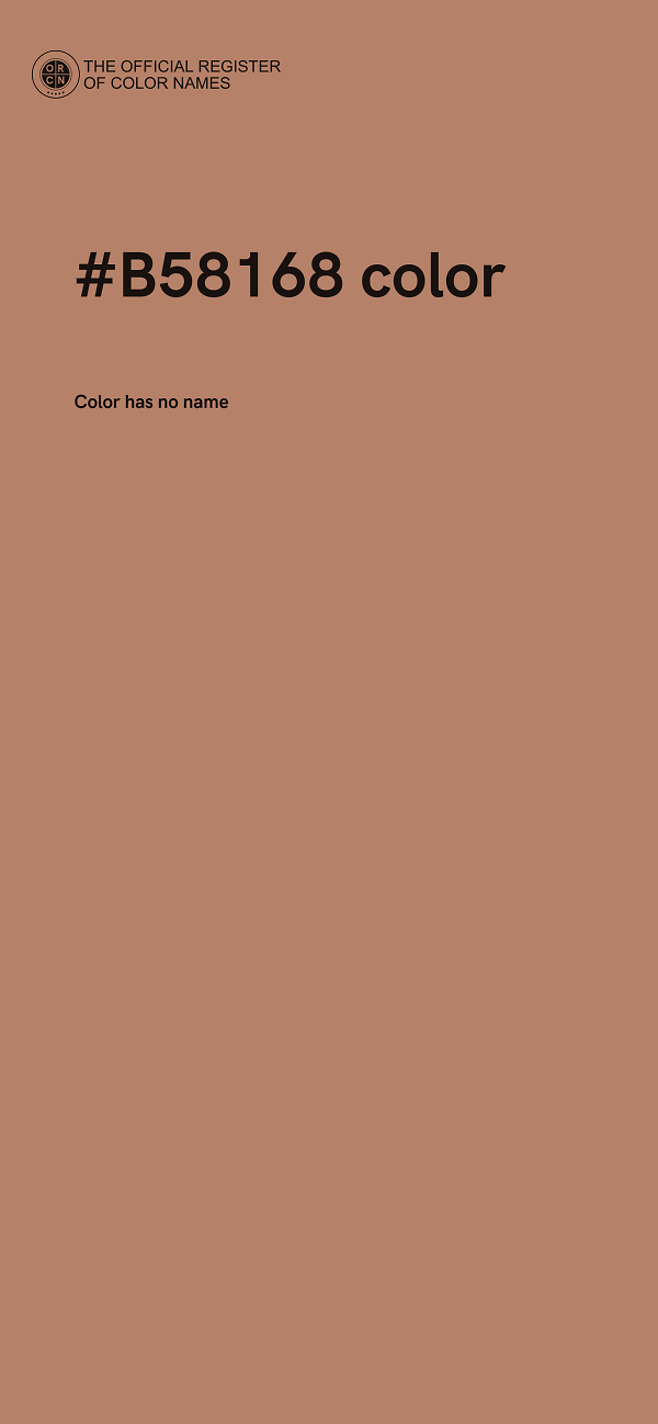 #B58168 color image