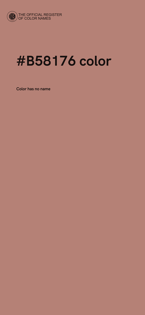 #B58176 color image