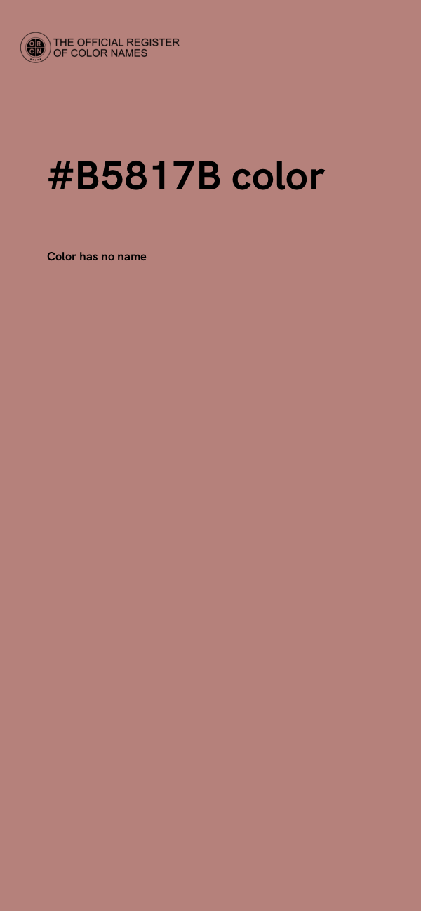 #B5817B color image