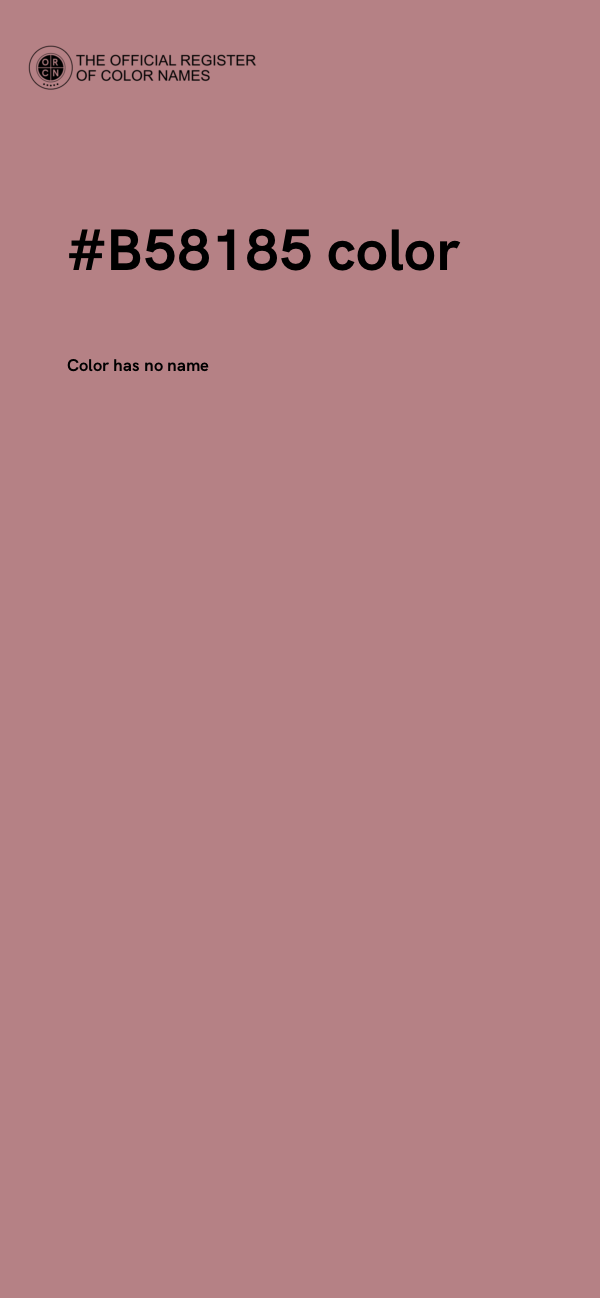 #B58185 color image