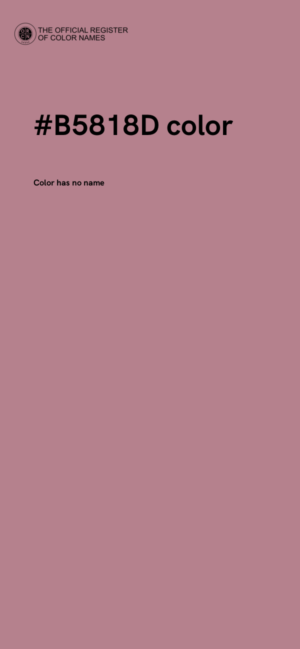 #B5818D color image