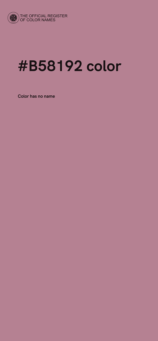 #B58192 color image