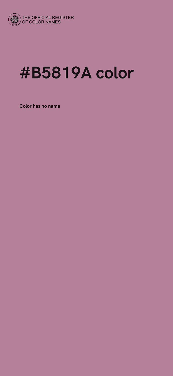 #B5819A color image