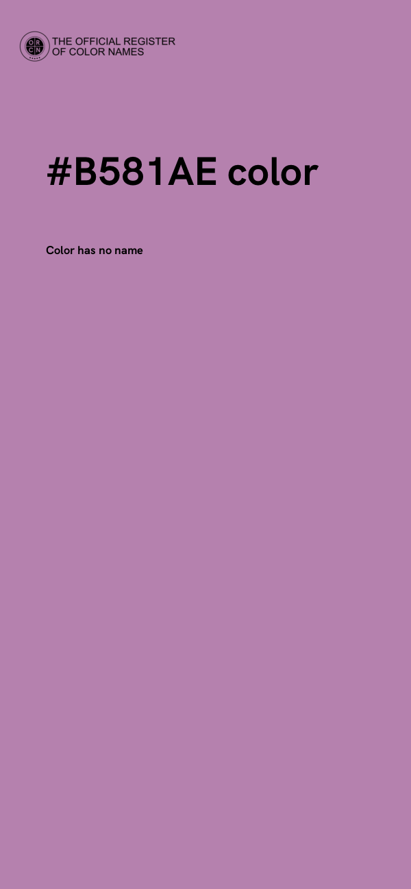 #B581AE color image