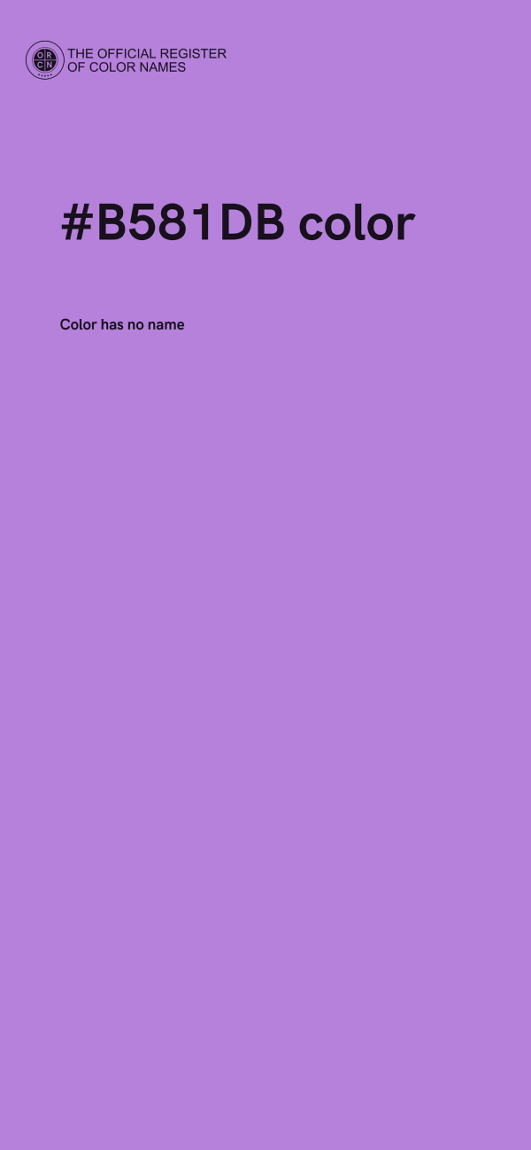 #B581DB color image