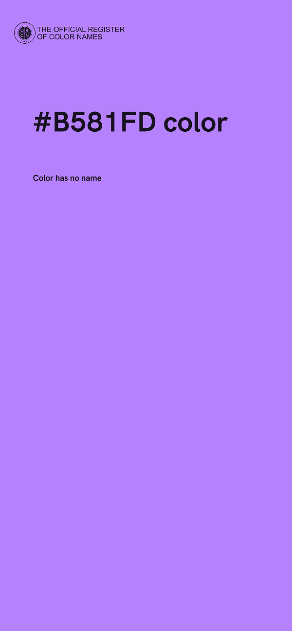#B581FD color image