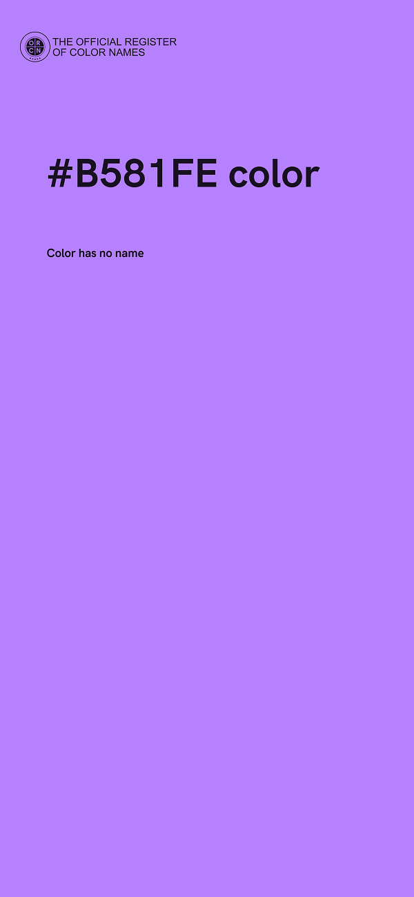 #B581FE color image