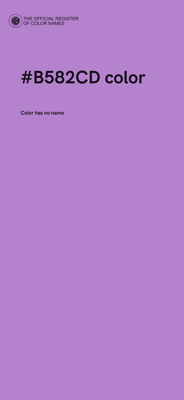 #B582CD color image