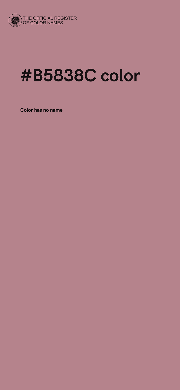 #B5838C color image