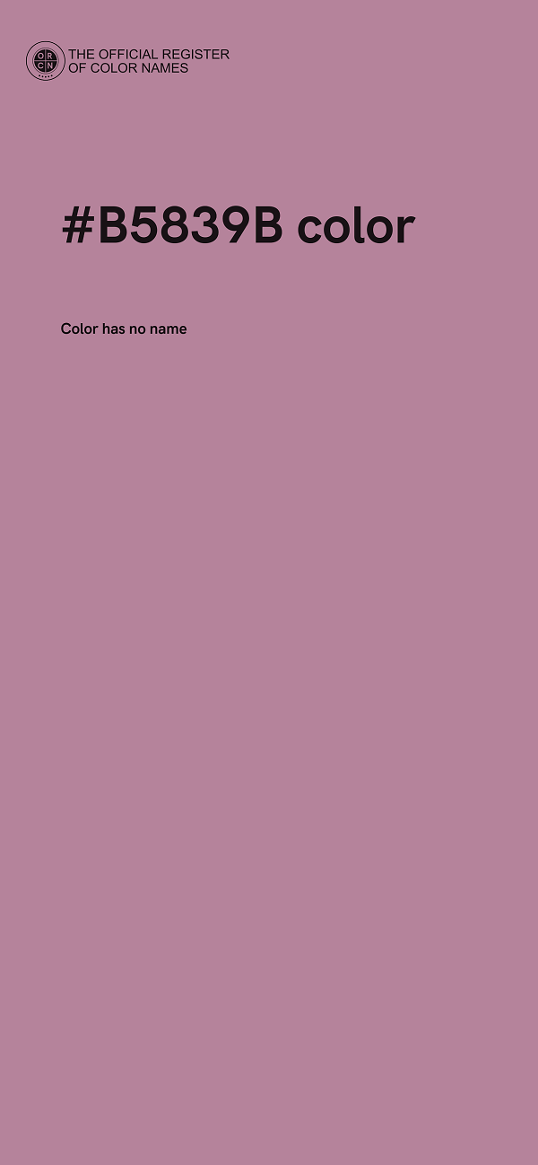 #B5839B color image