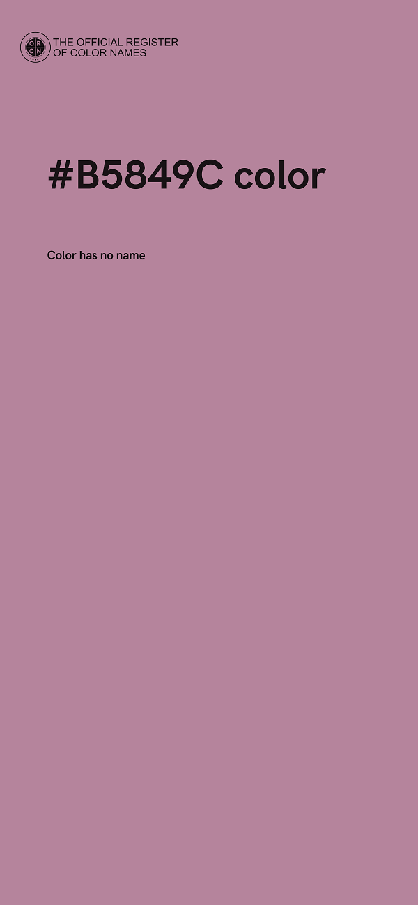 #B5849C color image