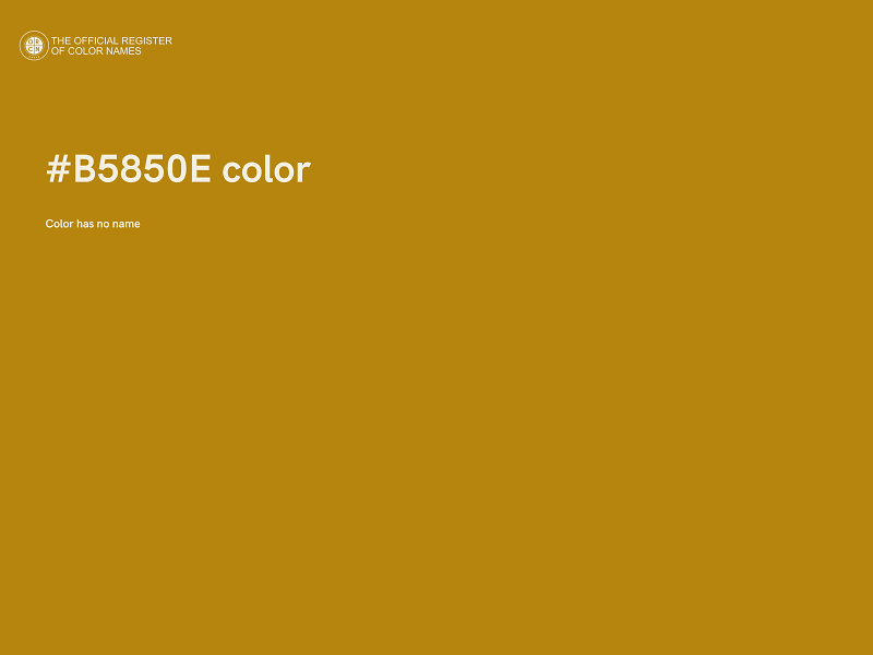 #B5850E color image