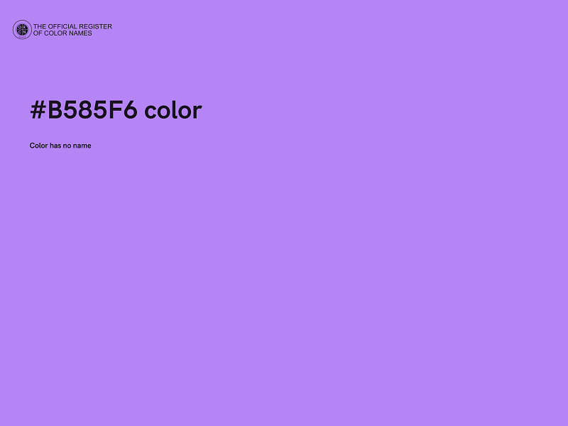 #B585F6 color image