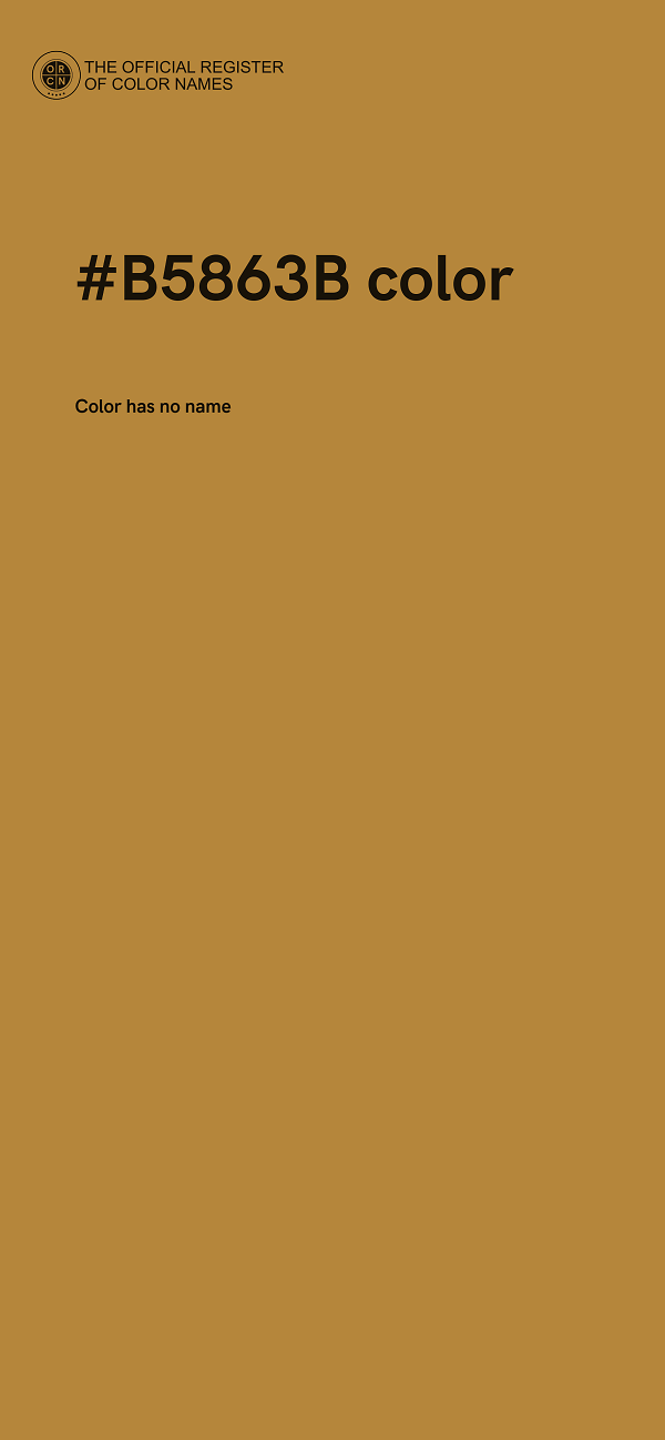 #B5863B color image